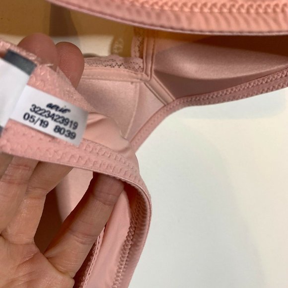 Aerie Real Happy Wireless Lightly Lined Bra Pink - Picture 7 of 7